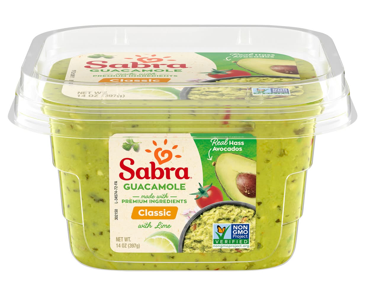 Sabra Guacamole With Lime (14 oz)