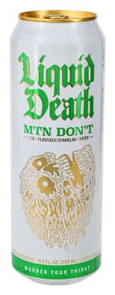 Liquid Death Mtn Don't Sparkling Water 19.2oz