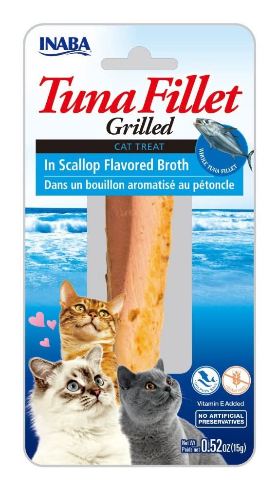 INABA · Filete de atún entero premio para gatos, parrilla (15 g)