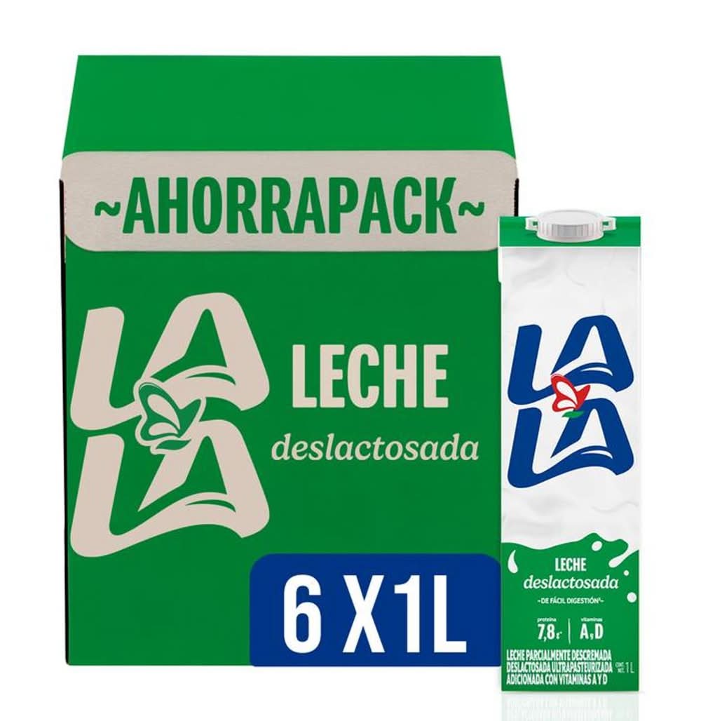 Lala · Leches deslactosadas (6 x 1 L)
