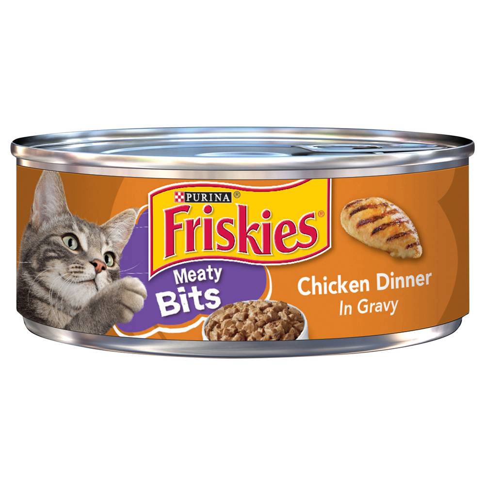 Friskies Meaty Bits Chicken Dinner in Gravy Cat Food (5.5 oz)