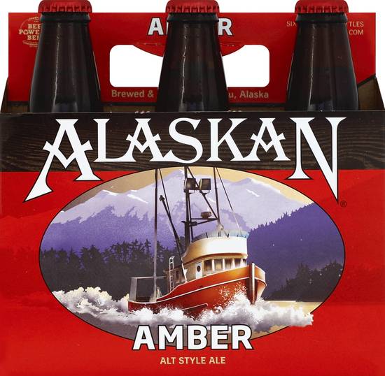 Alaskan Brewing Co. Amber Alt Style Ale Beer (6 ct, 12 fl oz)