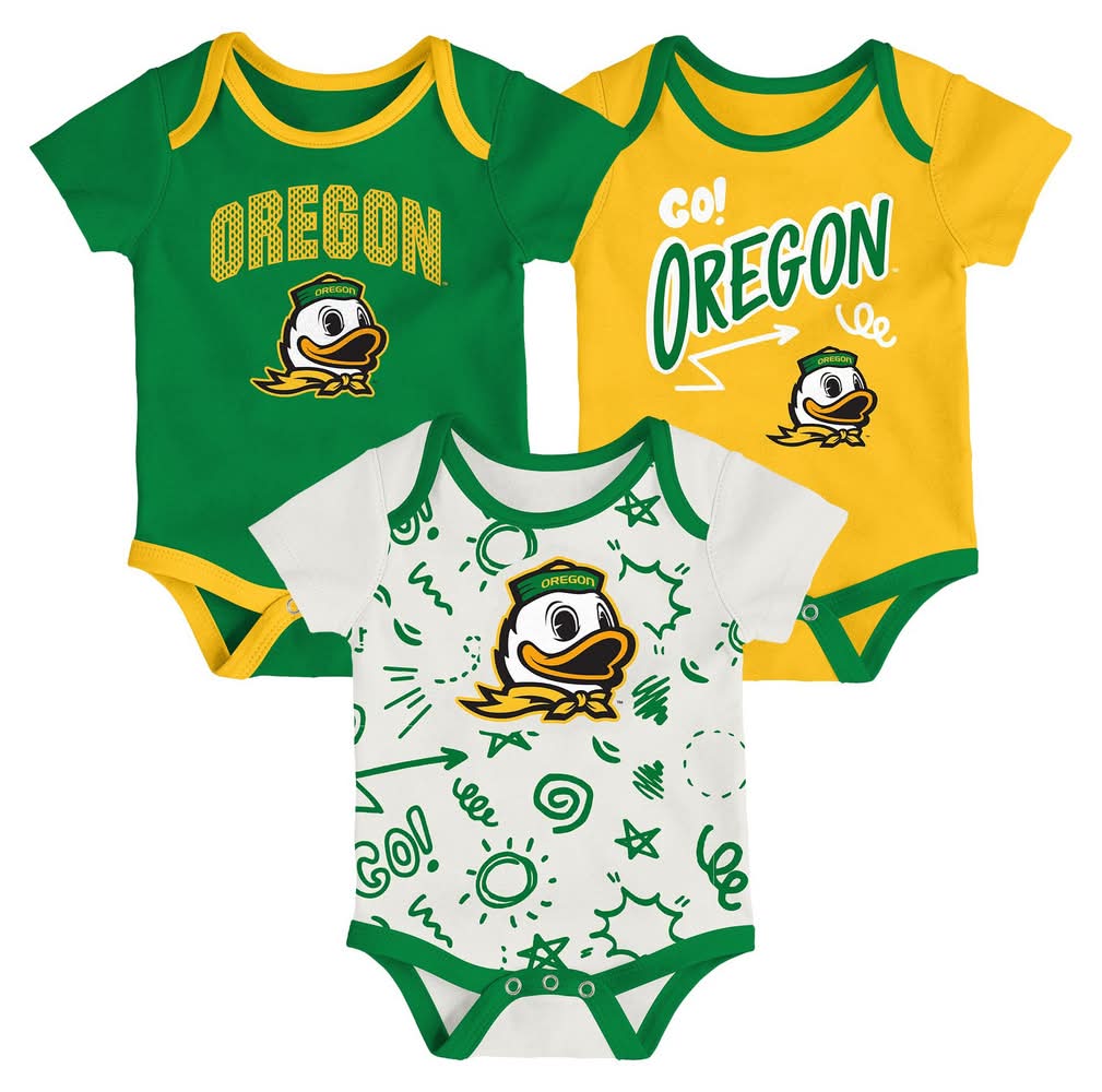 Gen2 Infant Oregon Ducks All Day Play Creeper Set (24M)