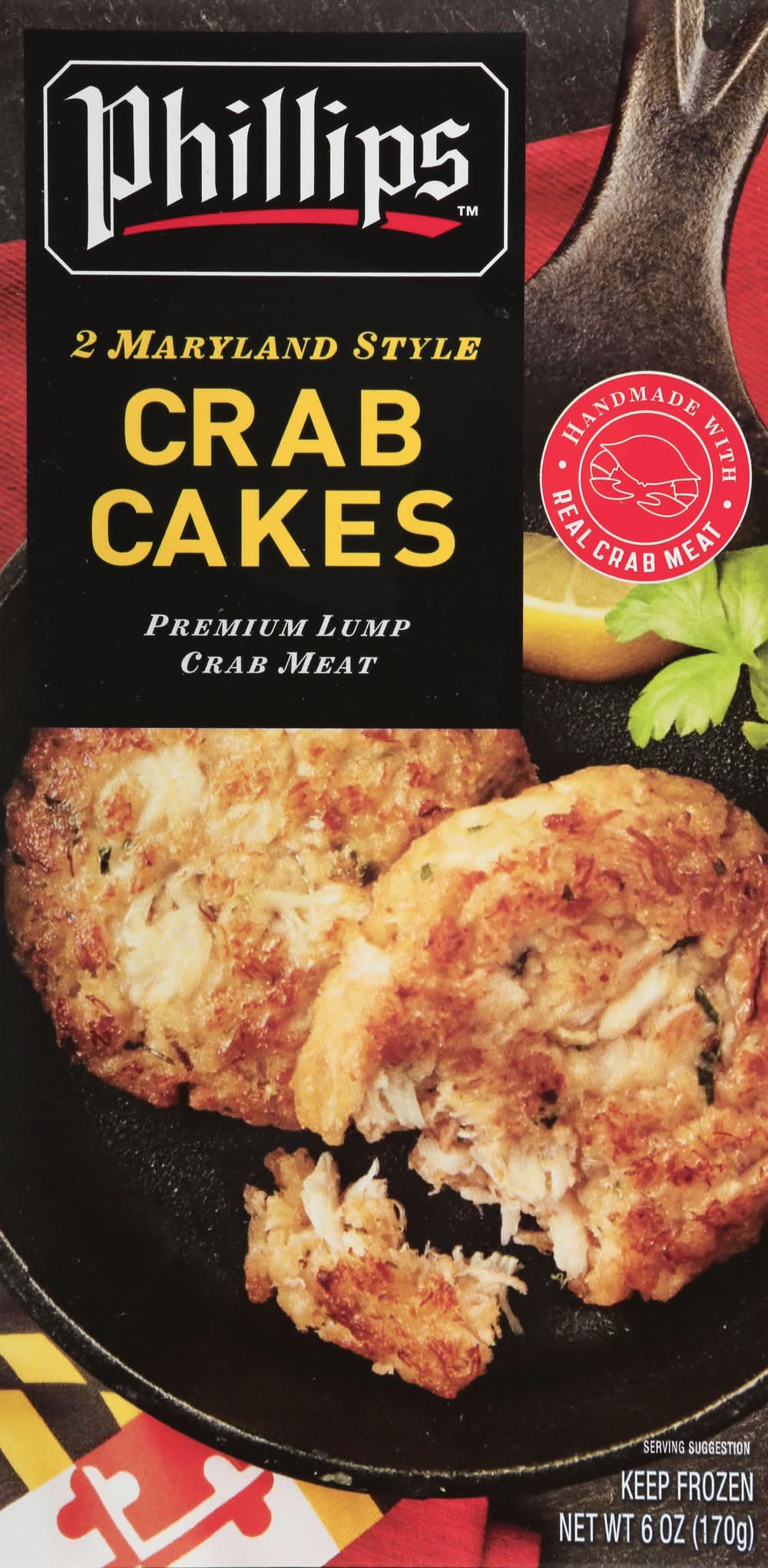 Phillips Maryland Style Crab Cakes (6 oz)