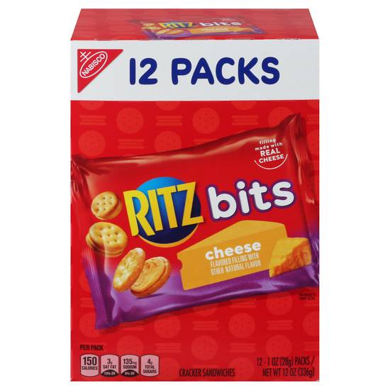Ritz Cheese Bits Cracker Sandwiches (12 x 1 oz)