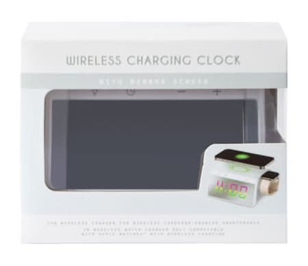 Wireless Charging Clock W/ Mirror Screen