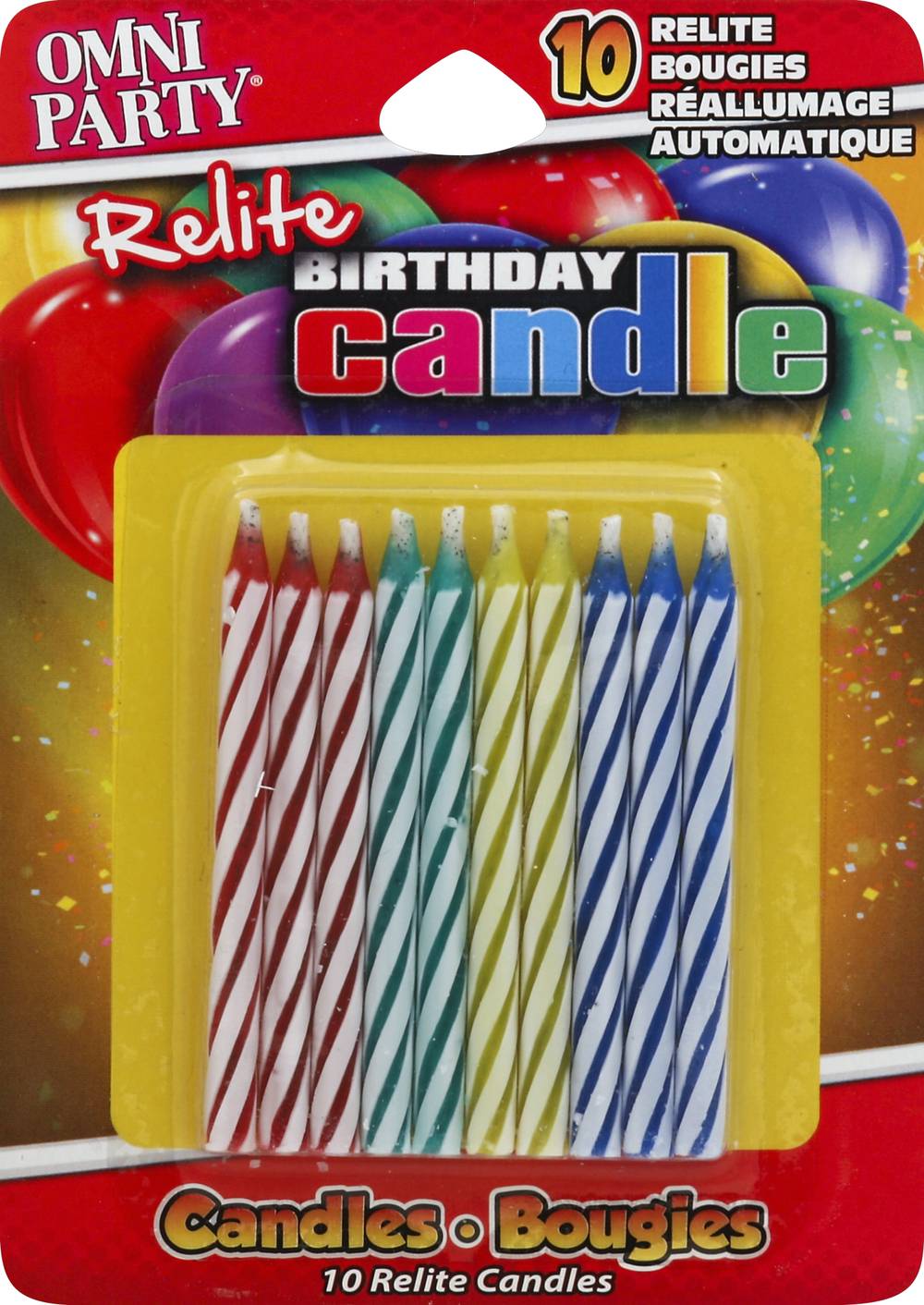 Omni Party Relite Birthday Candles