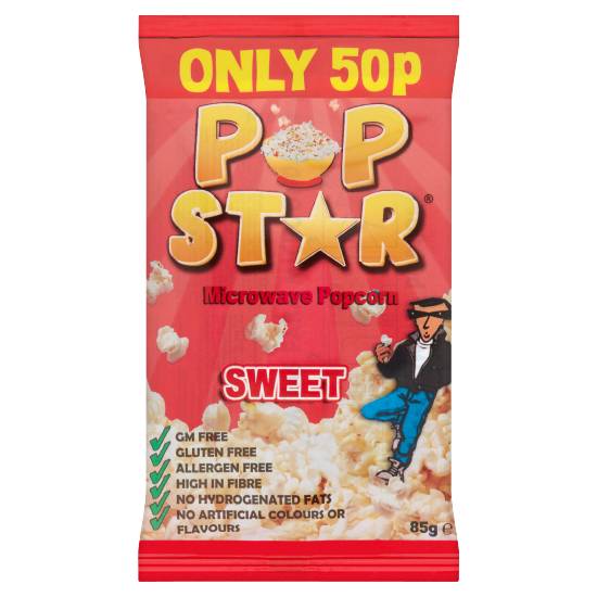 Pop Star Microwave Popcorn (sweet)