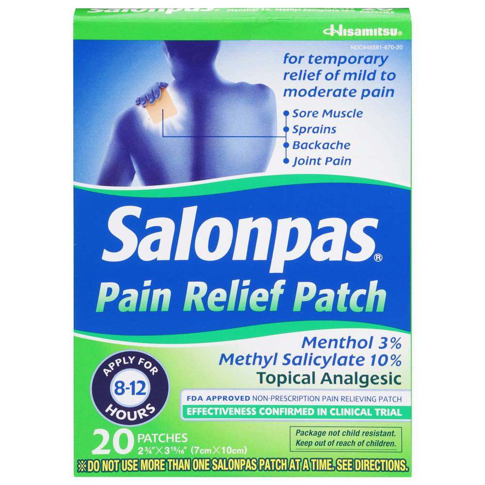 Salonpas Pain Relief Patch (0.8 oz)