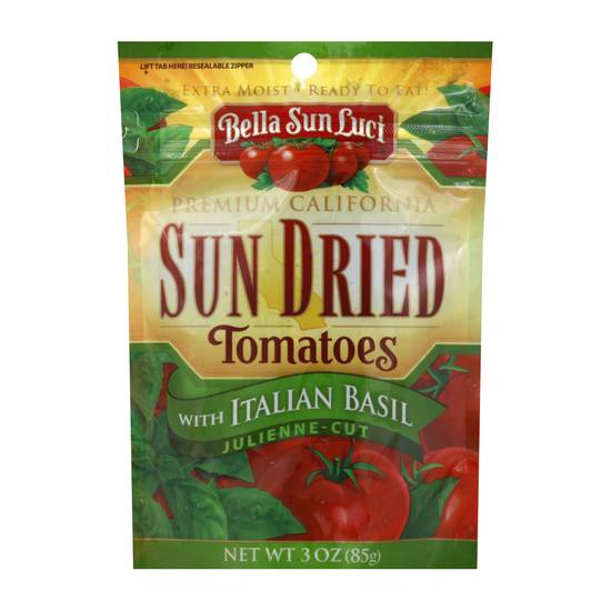 Bella Sun Luci Sun Dried Tomatoes With Italian Basil (3 oz)
