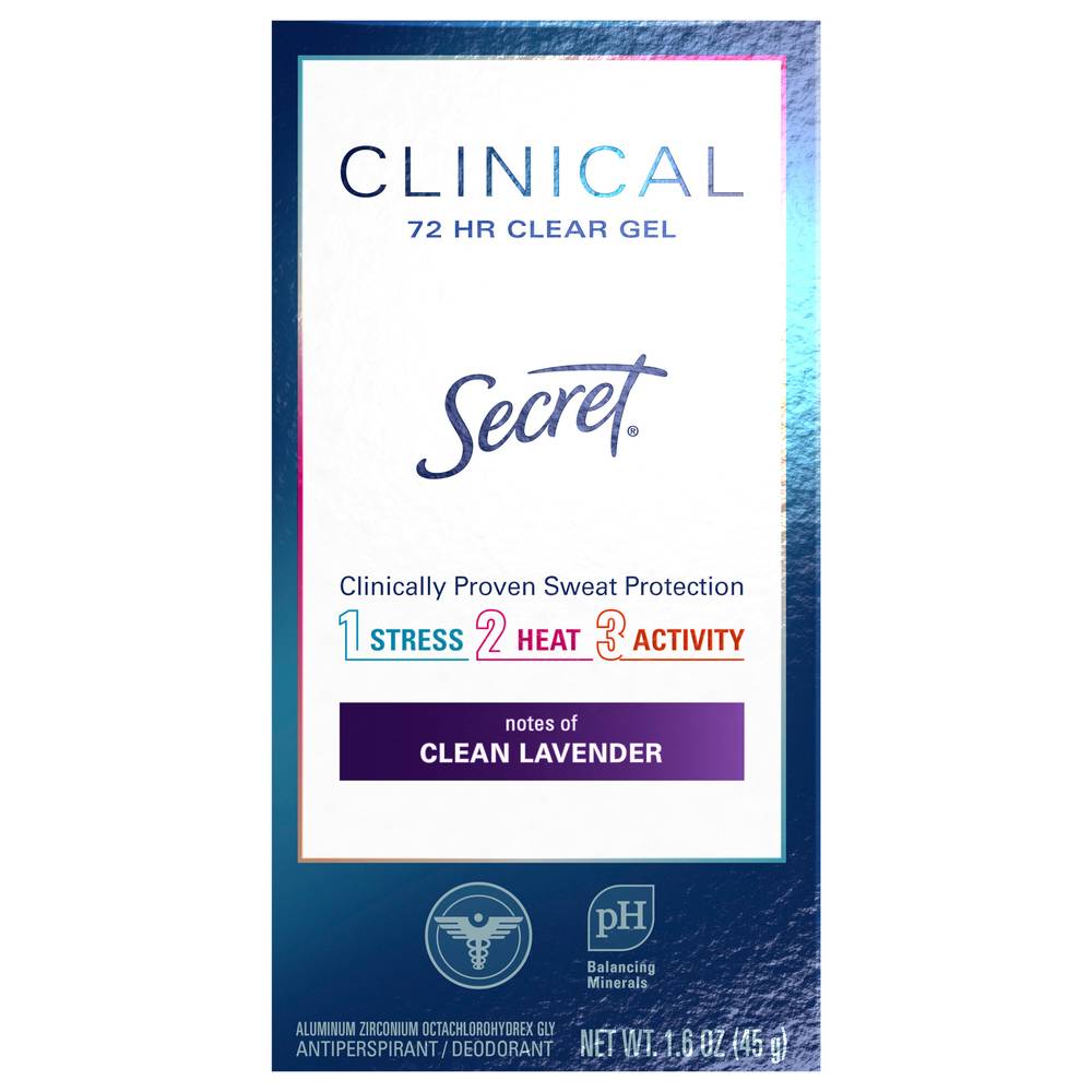 SECRET Clinical Clean Lavender Antiperspirant/Deodorant (1.6 oz)