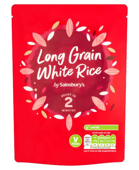 Sainsbury's Long Grain White Rice (250g)