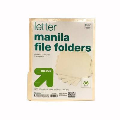 up&up Manila File Folders (36 ct)