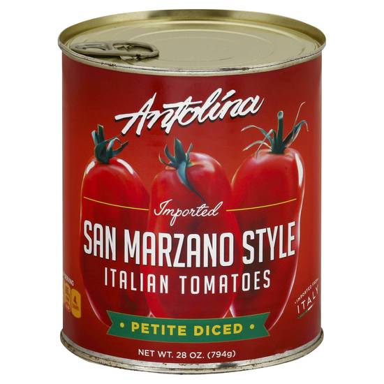 Antolina San Marzano Style Italian Petite Diced Tomatoes (28 oz)