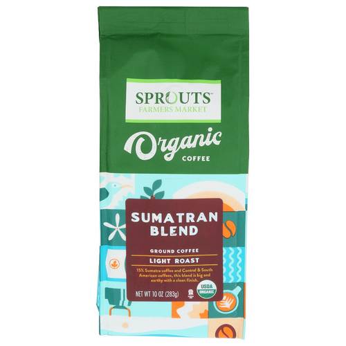 Sprouts Organic Sumatra Light Roast Ground Coffee