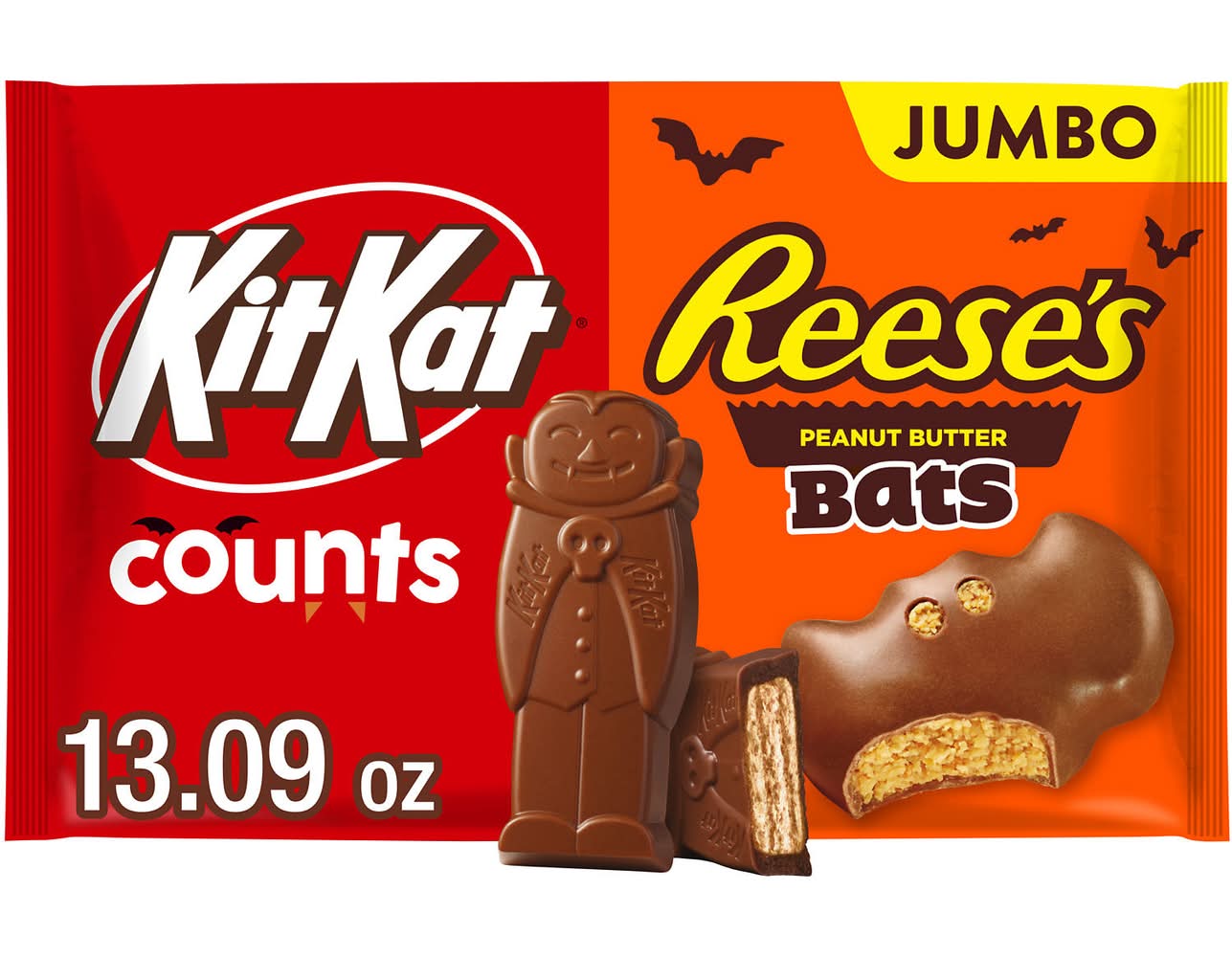 Hershey's Halloween Assorted Milk Chocolate Candy Jumbo Bag (13.09 ton)