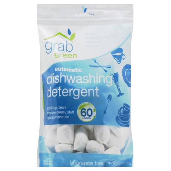 Grab Green Automatic Dishwashing Detergent Fragrance Free (36 oz)