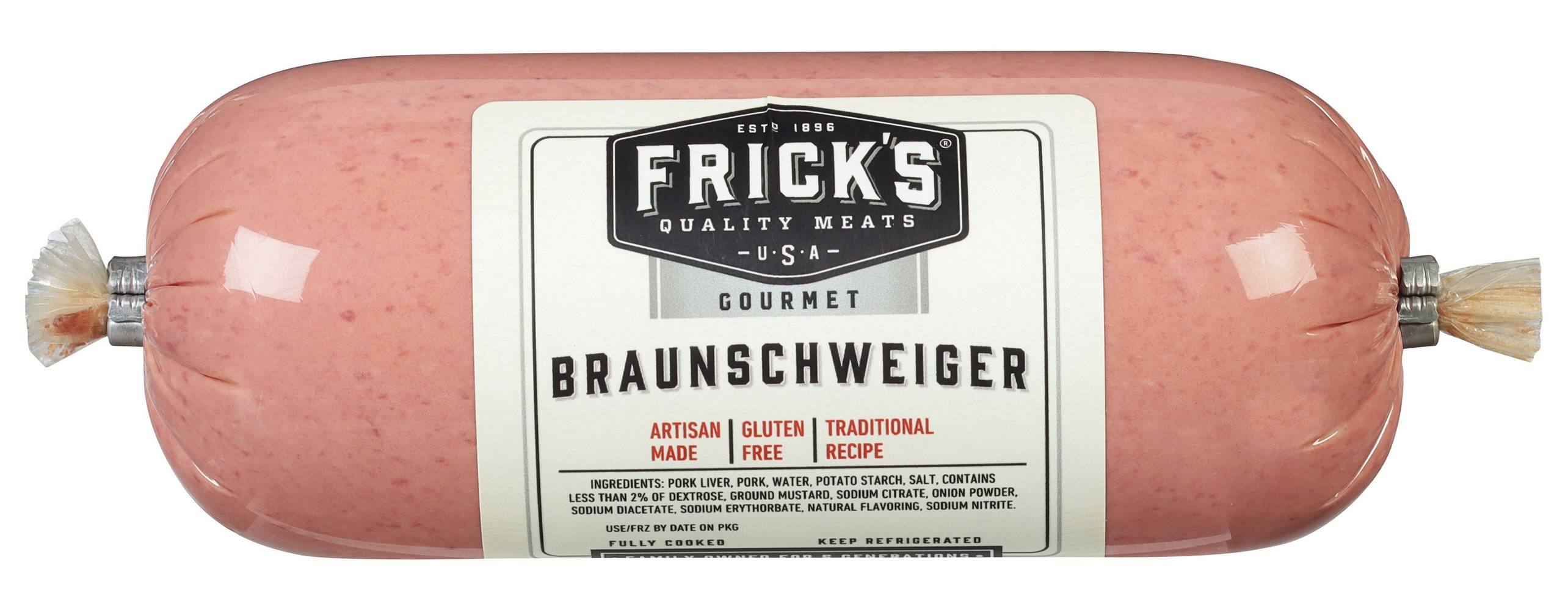 Frick's Gourmet Braunschweiger Sausage (16 oz)