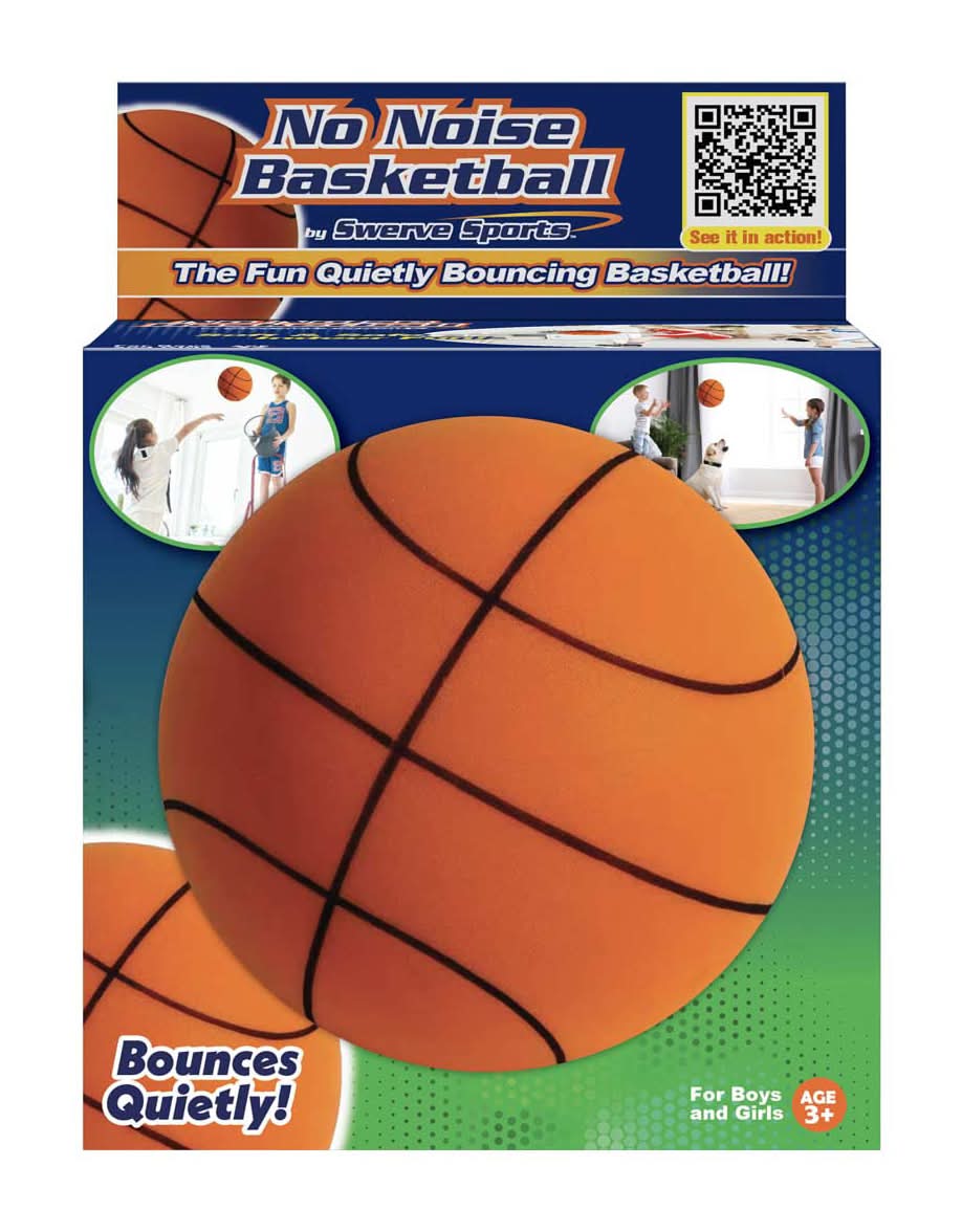 Swerve Sports No Noise Basketball For Boys & Girls Ages 3+