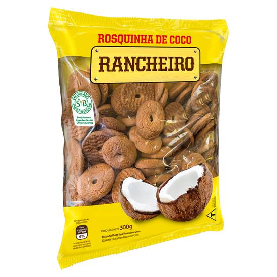 Rancheiro rosquinhas de coco (300 g)