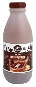 Batido de cacao Carrefour sin gluten botella 1 l.