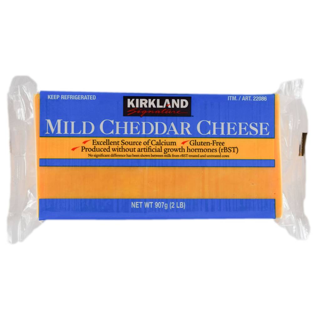 Kirkland Signature Mild Cheddar Cheese (2lb)