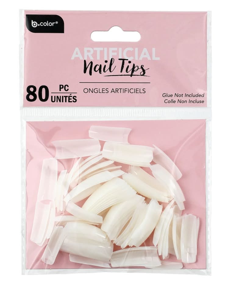 Sassy+Chic Artificial Nail Tips, White (80 ct)