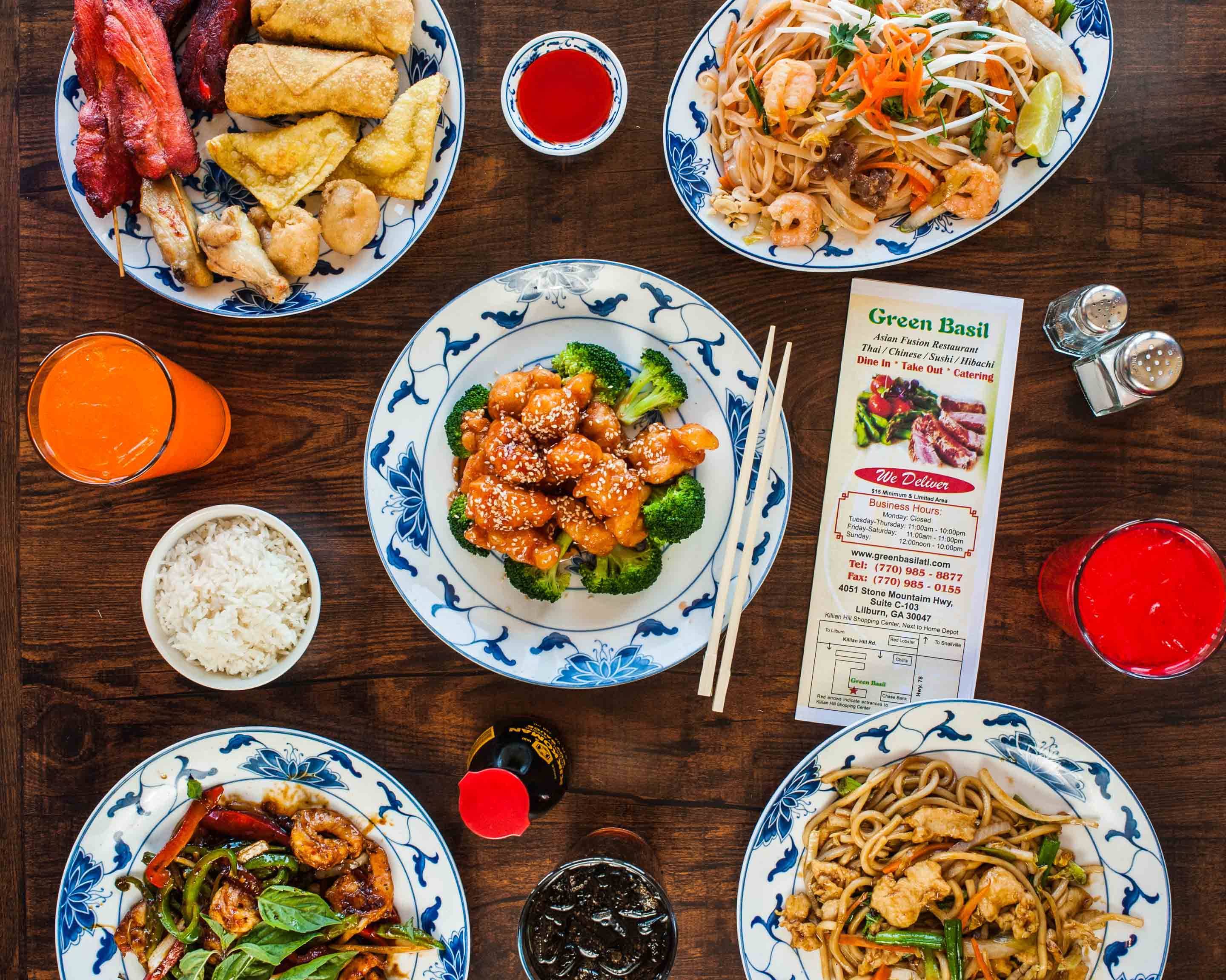 Order Green Basil Asian Fusion Restaurant & Boba Tea Bar Menu Delivery