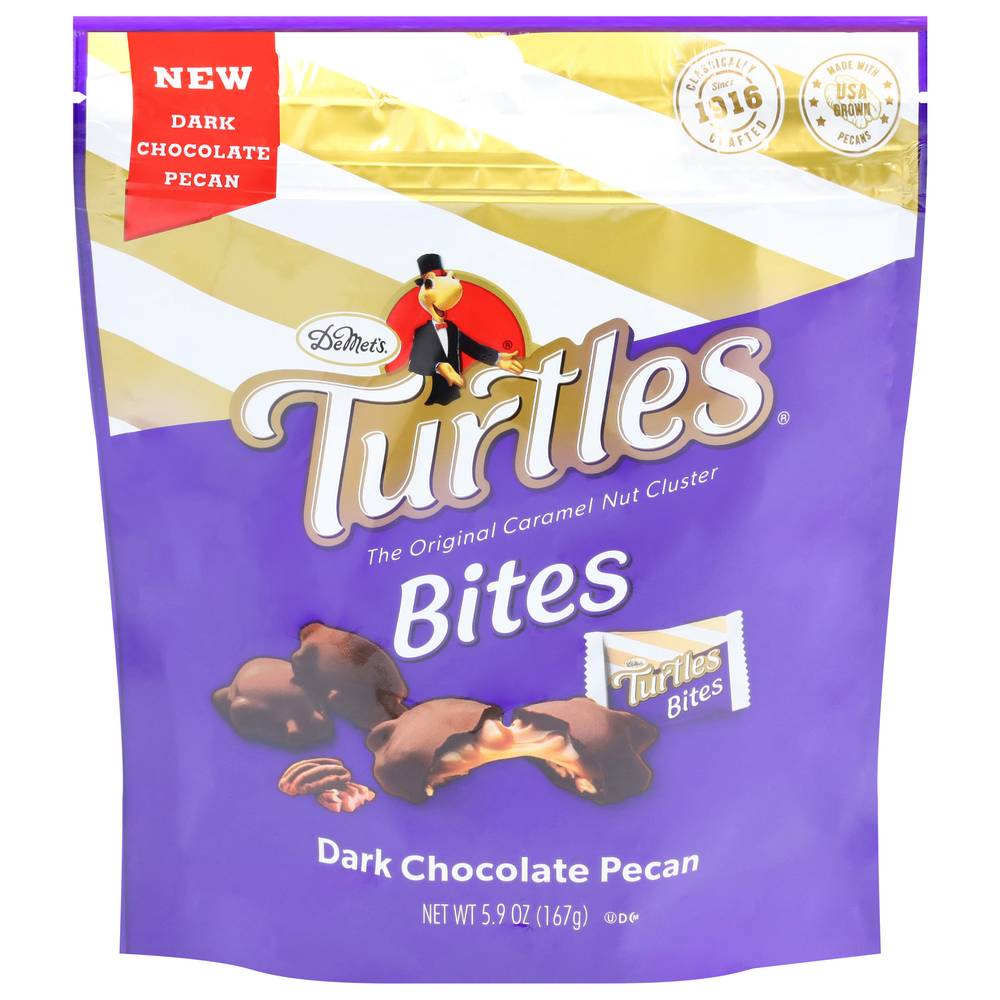 Turtles Dark Chocolate Pecan Caramel Nut Cluster Bites (5.9 oz)