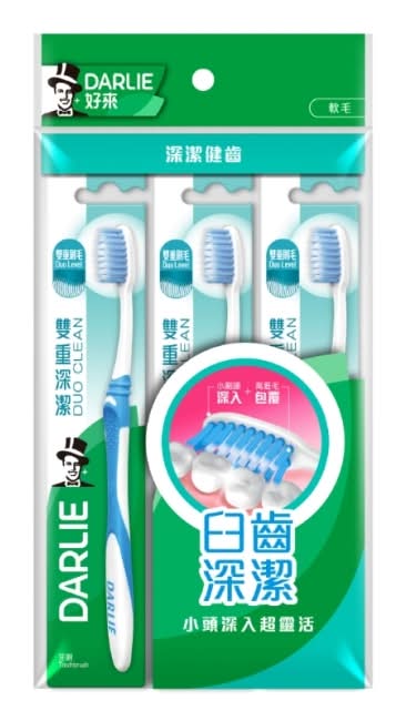 DARLIE 好來雙重深潔牙刷3入