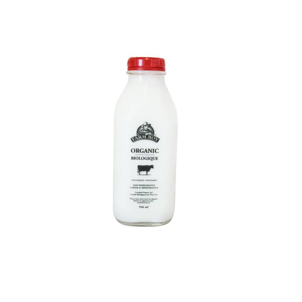 Farm Boy™ Organic 3.8% Whole Milk (946 ml)