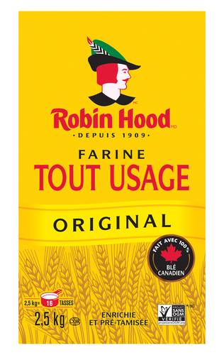 Robin hood farine tout usage originale - original all purpose flour