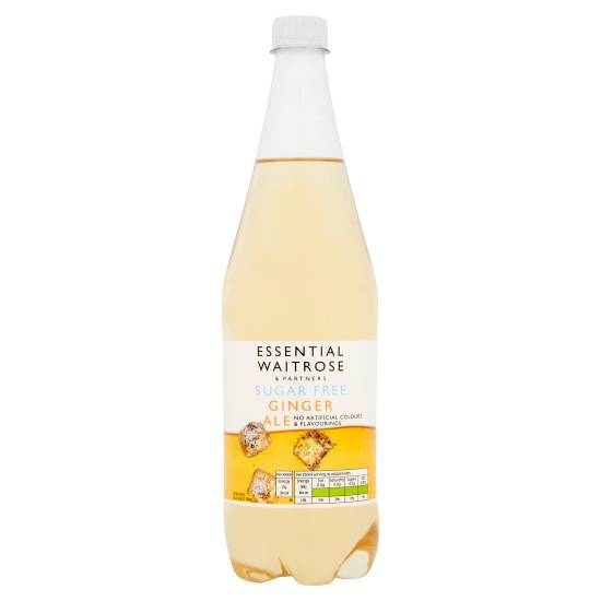 Essential Waitrose Sugar Free Ginger Ale Soft Drinks (1 L)