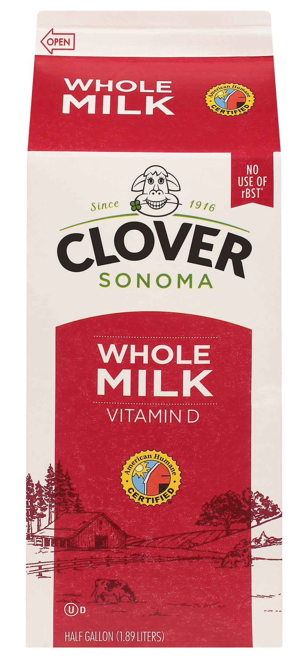 Clover Stornetta Vitamin D Milk (1.89 L)