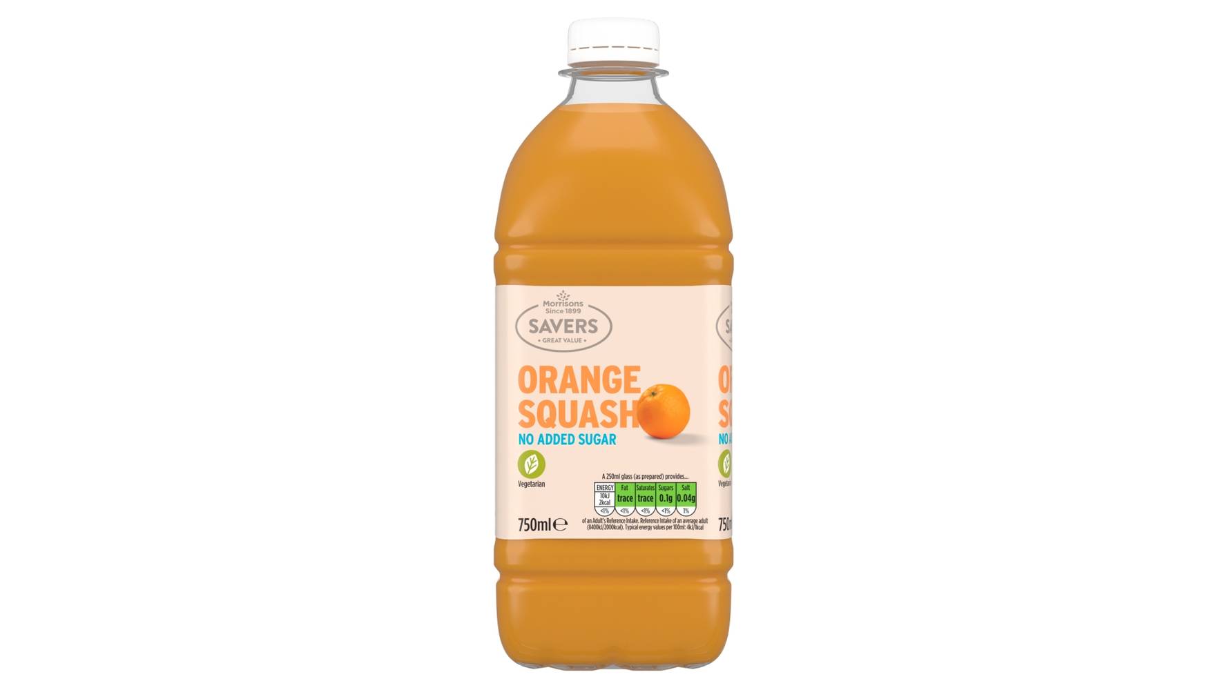 Morrisons Savers Orange Squash (750 ml)