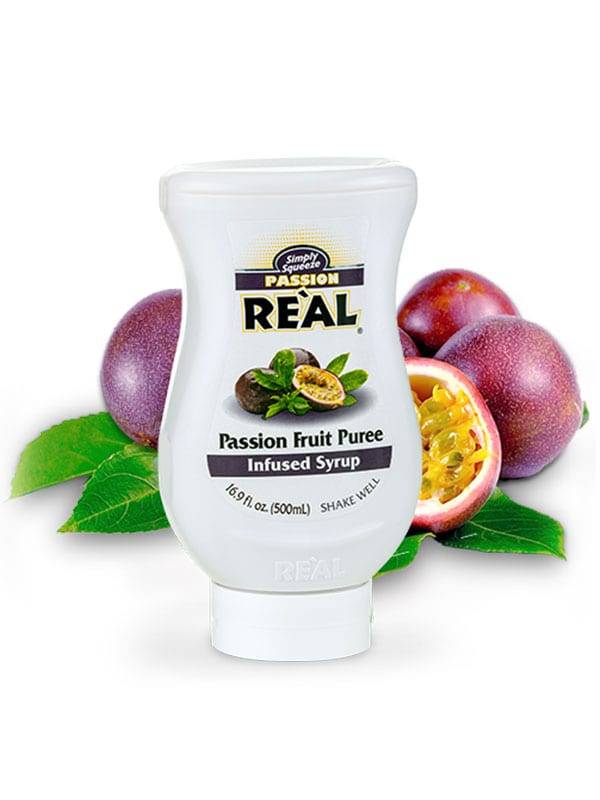 Real - Passion Fruit Puree Syrup, 16.9 oz