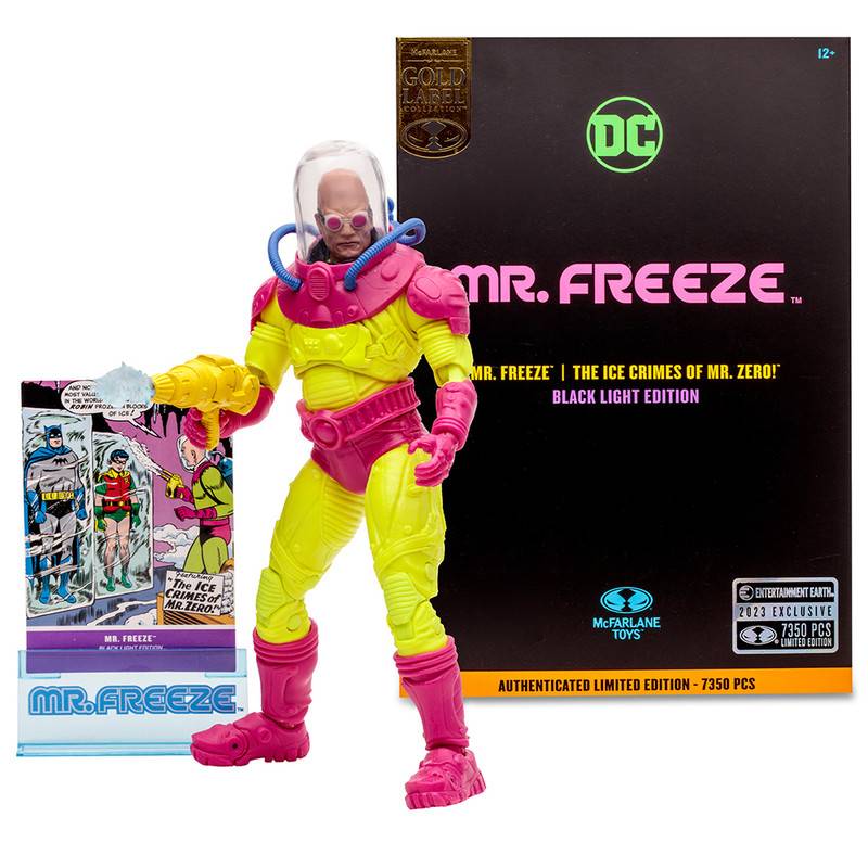 MCFARLANE DC MULTIVERSE 7IN MR FREEZE BLACK LIGHTGOLD LABEL