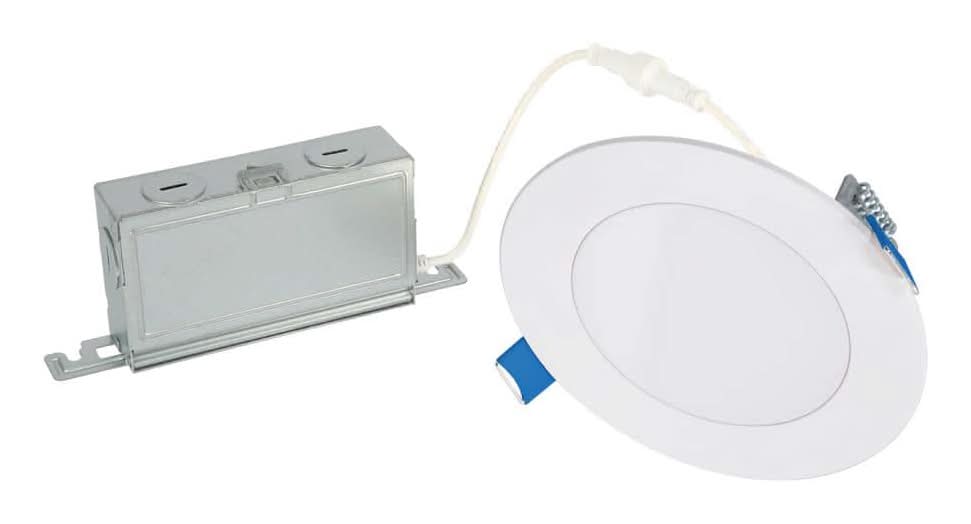 Halo 1-Pack Hlbsl 4 In. Can Less Integrated Led, 600 Lumens, 5Cct, White