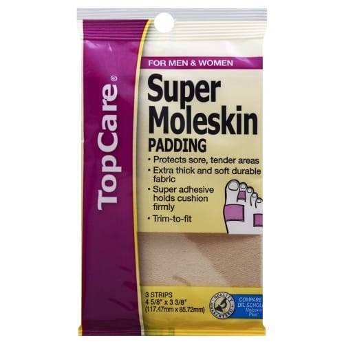 Topcare Moleskin Sup (3 strips)