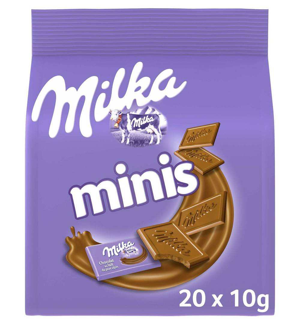 Milka - Chocolat au lait minis (10g)