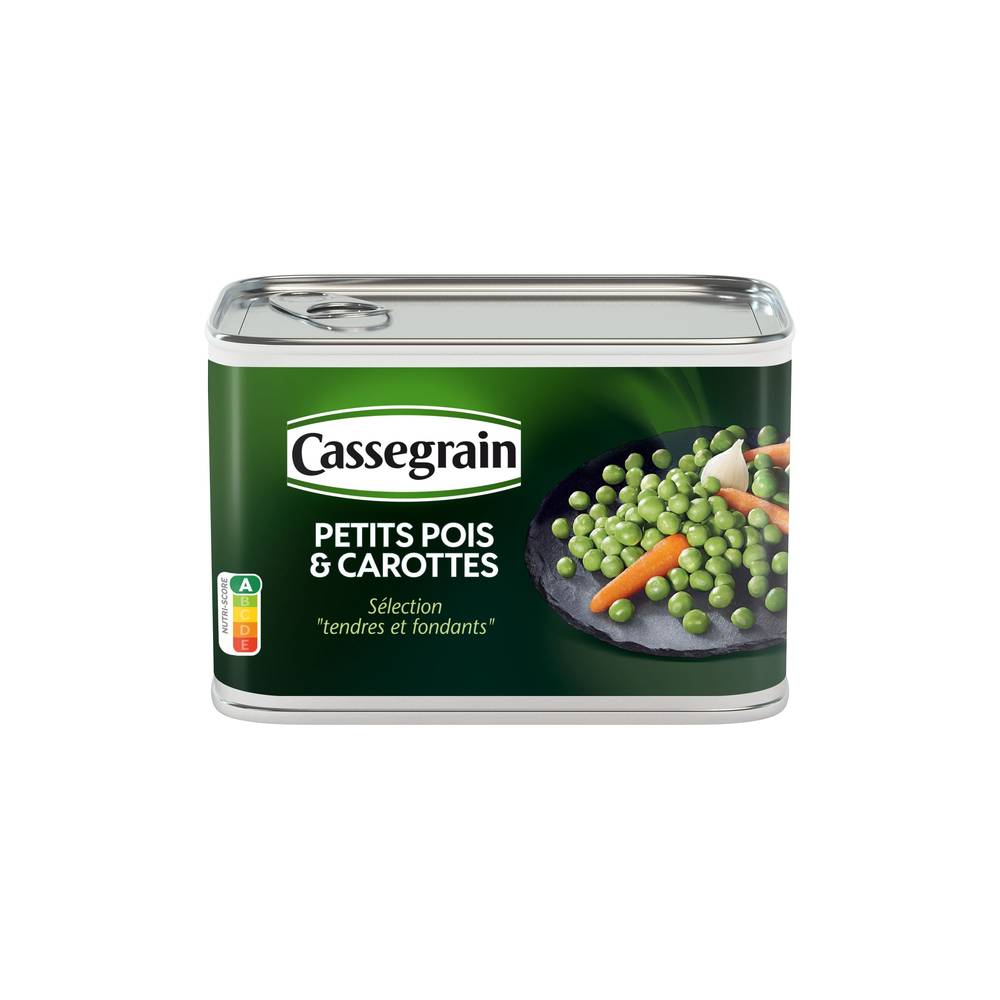 Cassegrain - Petit pois et carottes