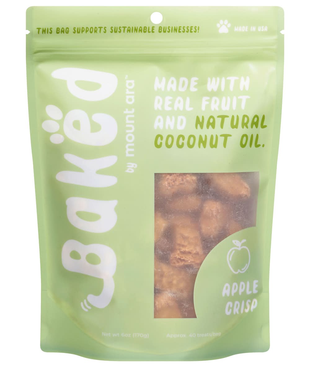 Baked By Mount Ara Dog Treats, Apple Crisp (6 oz)