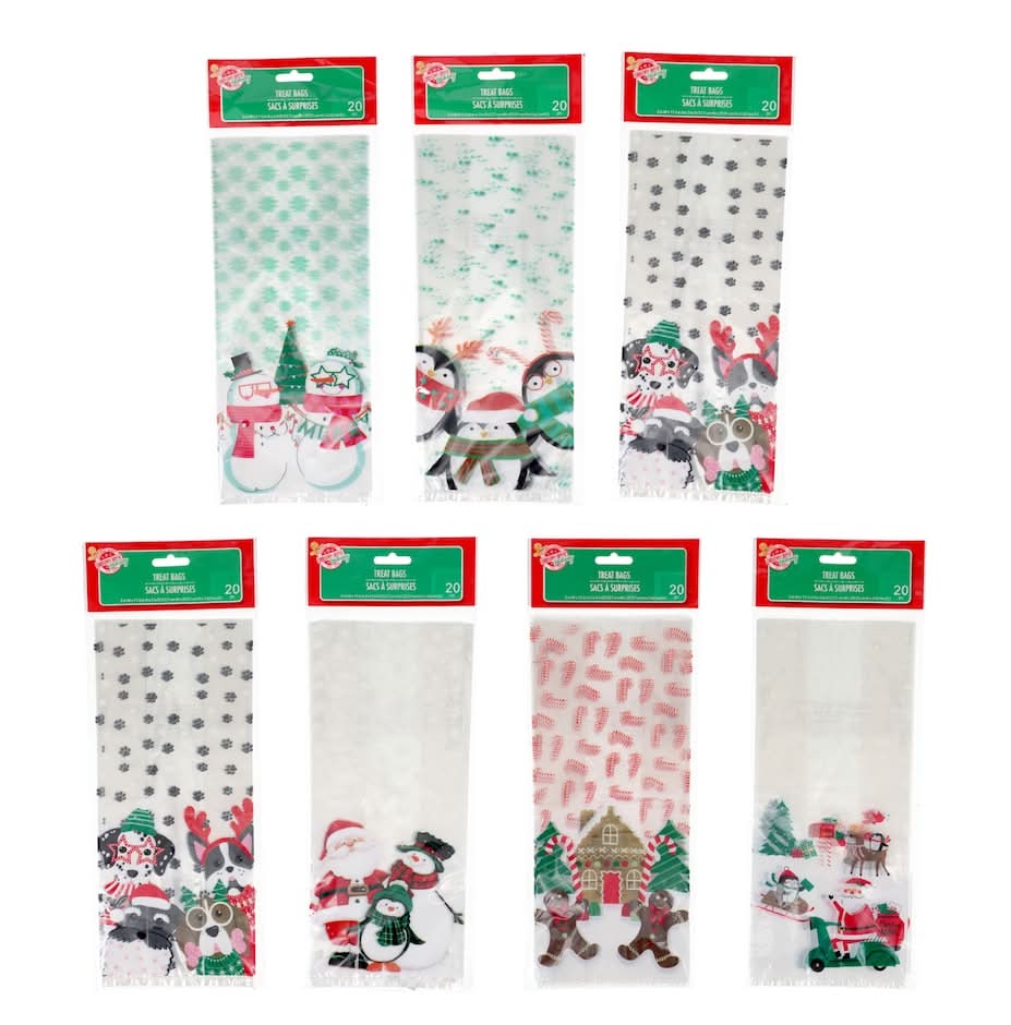 Christmas House Baking Treat Bags, 20-pc Pack