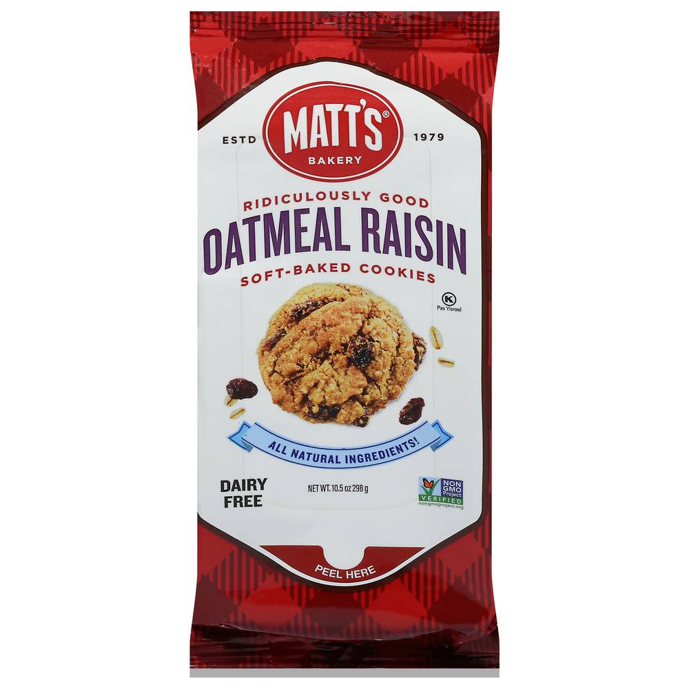 Matt's Bakery Oatmeal Raisin Cookies (10.5 oz)