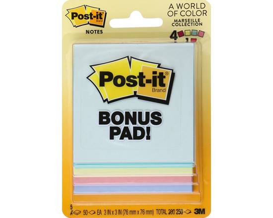 Post-it · Marseille Collection Pastel Notepads (5 pads)
