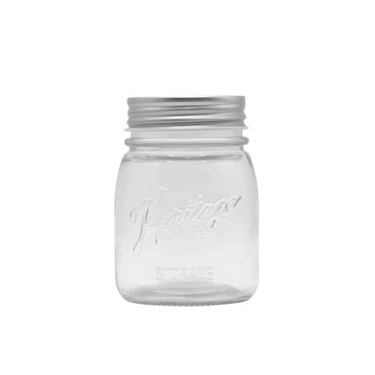 Ashland Heritage Pint Mason Glass Jar, Clear