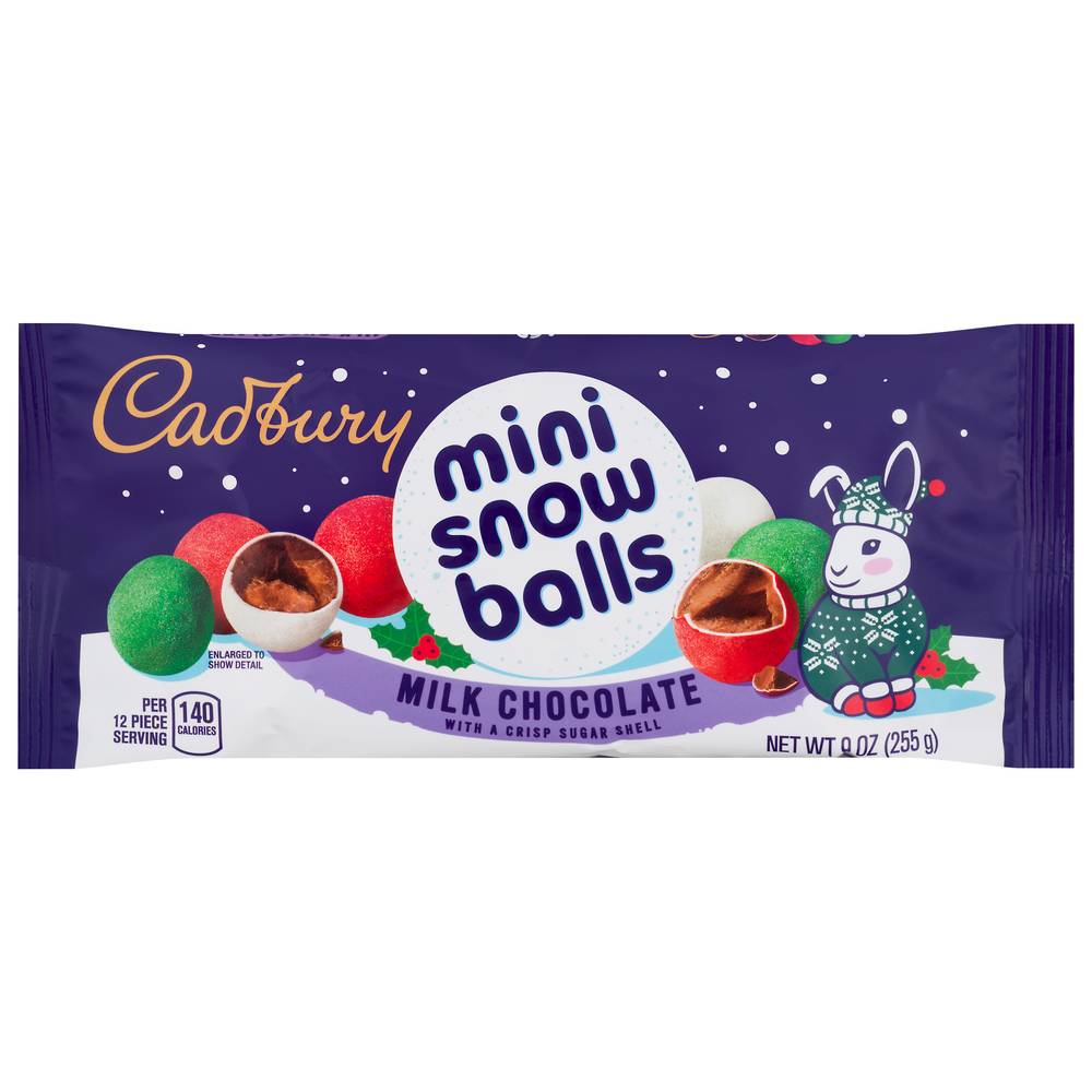 Cadbury Milk Chocolate Mini Snow Balls (9 oz)