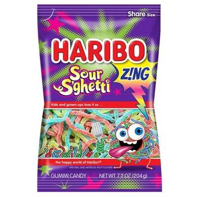 Haribo Z!Ing Sour S'ghetti (7.2 oz)