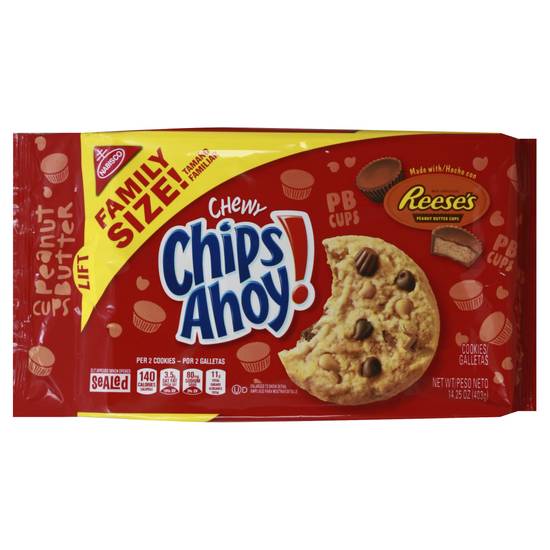 Chips Ahoy! Cookies With Peanut Butter Cups Family Size