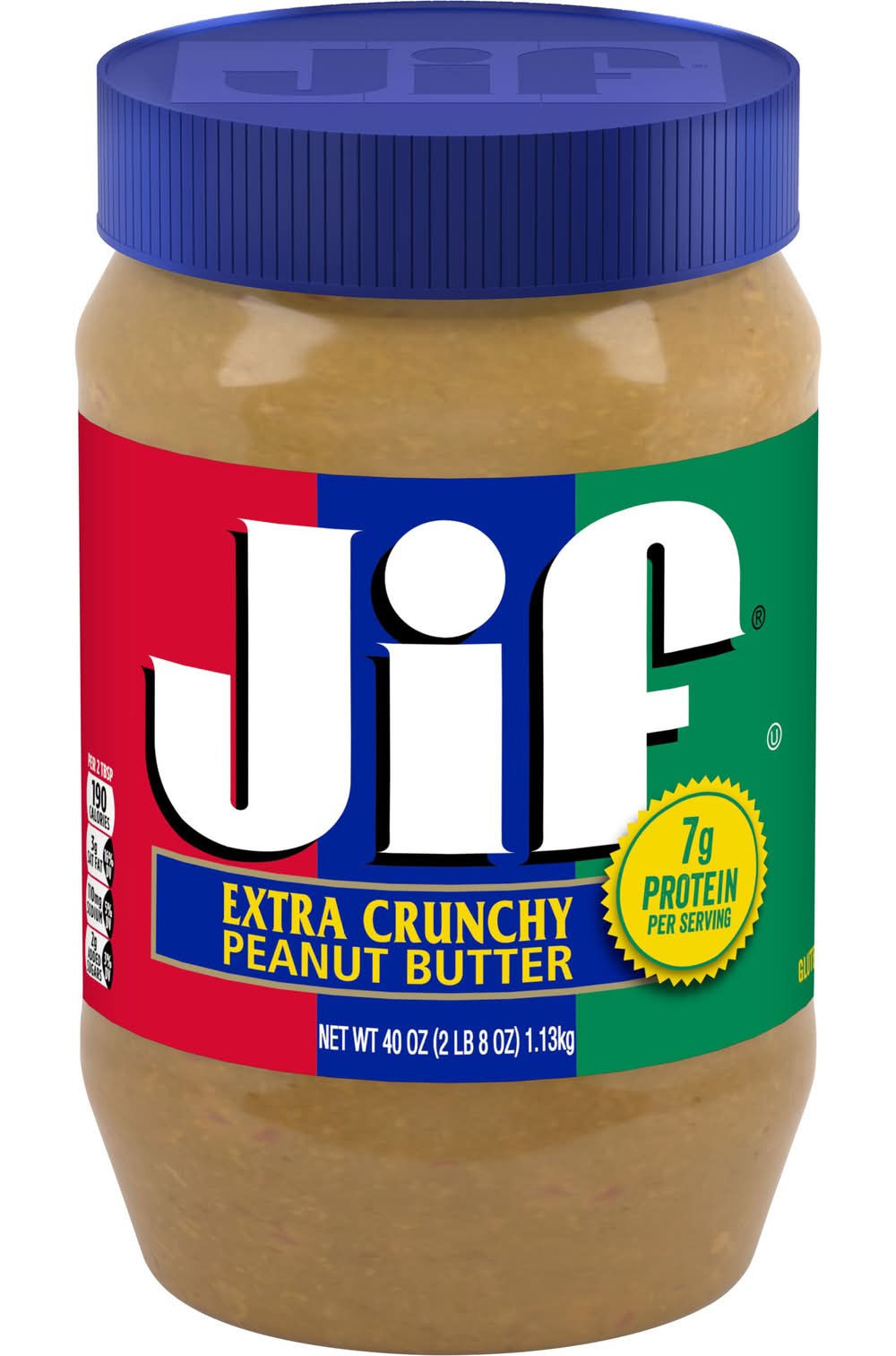 Jif Extra Crunchy, Peanut Butter (40 oz)